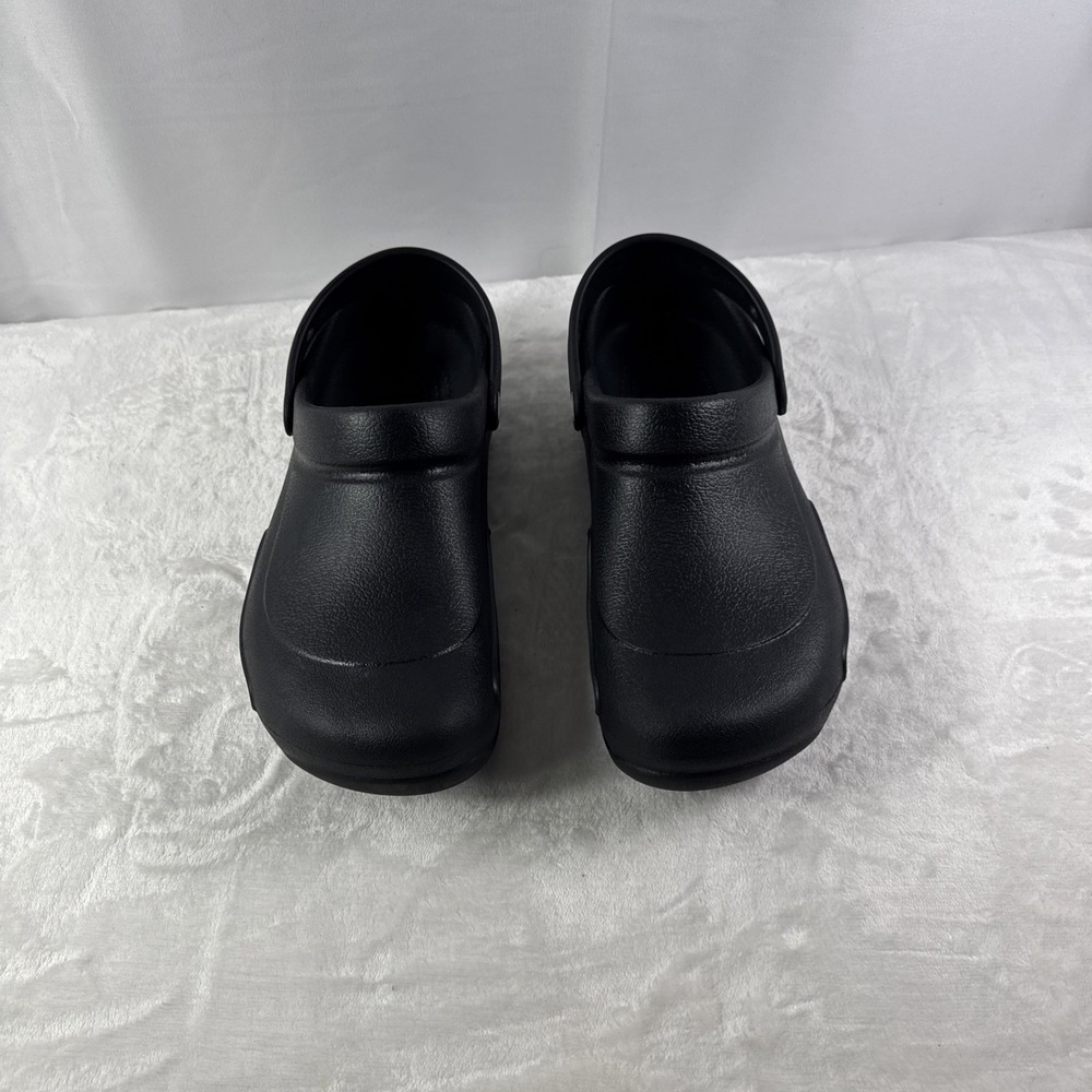 CROCS "BISTRO" BLACK  CLOG SHOE     WOMENS SZ. 12 Men's Sz 10
